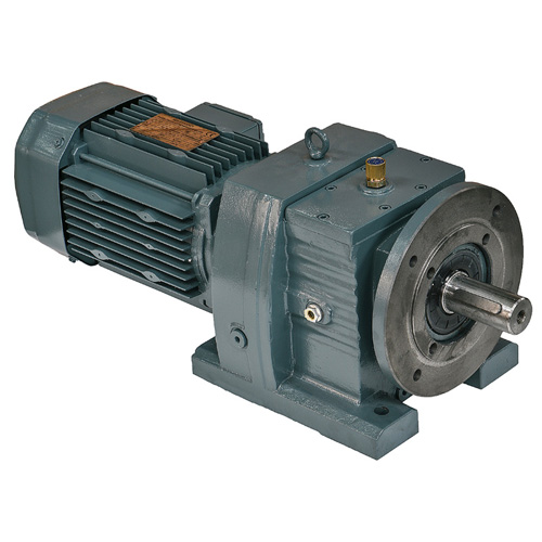 helical geared motor